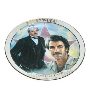 1989 Danbury Mint collector Tom Selleck walk of fame